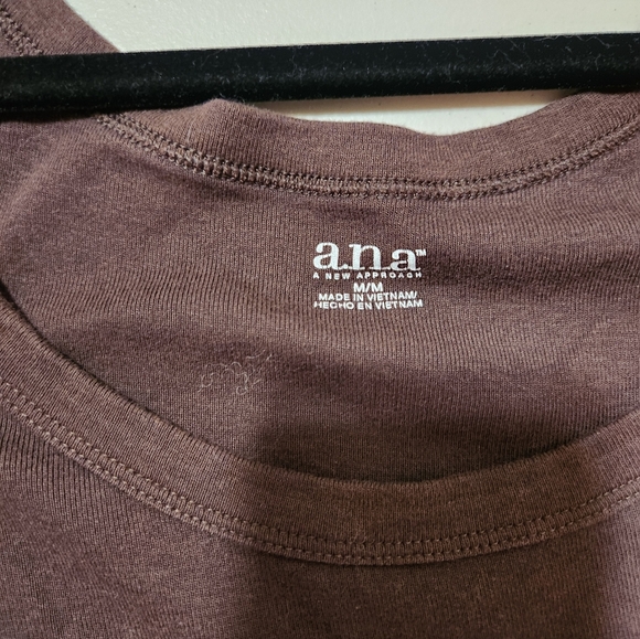 a.n.a Chocolate Brown Tank Top - Picture 2 of 3